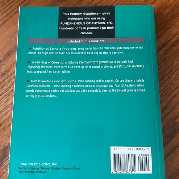 Fundamentals of Physics, Second Edition by Halliday, Resnick and Walker - Picture 4 of 6